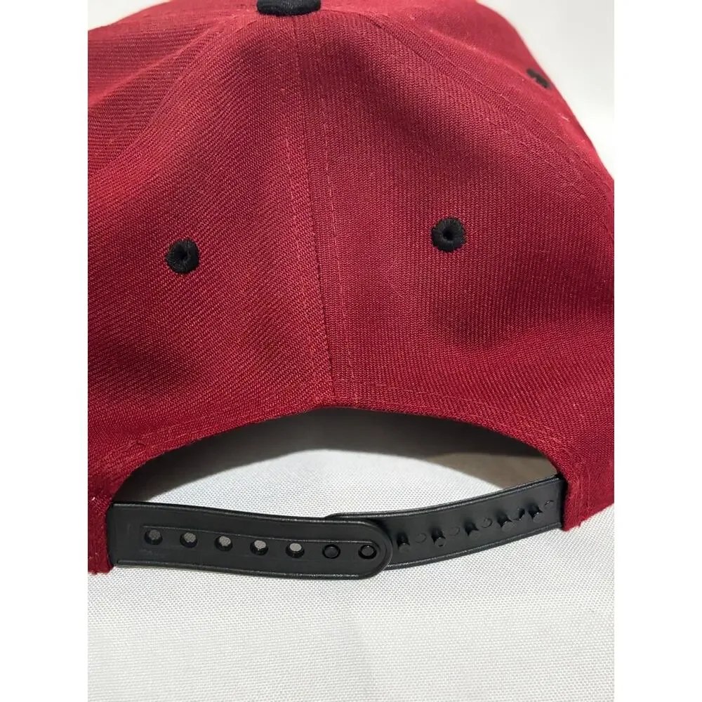 Leaders L.O.G.A. Mens‎ Trucker hat Cap Maroon New Grindtime Skater Snowboard y2k